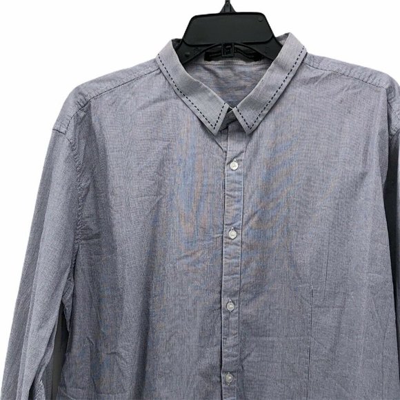 Christian Audigier Shirts Christian Audigier Mens Shirt Blue Long